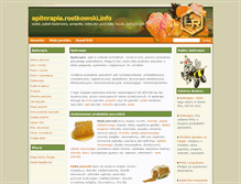 Tablet Screenshot of apiterapia.rostkowski.info